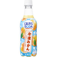アサヒ飲料 カルピスソーダ冷凍みかん 450ml 1箱（24本入）