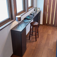 大洋 Shelfit オーダーコンソール 幅600×奥行445×高さ883mm ミディアムブラウン OC9060 D MB 1台（直送品）