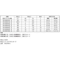 SUNCO 三価ホワイト エンザート 割溝タイプ(303型 000100ー112 (1本入) N0-00-E303-0100-0000-03（直送品）