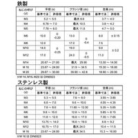 SUNCO 三価ユニクロ フランジナット(S付き 輸入品 M6(10X13 (350本入) N0-00-U350-0060-0000-01（直送品）