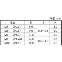SUNCO ステン 四角溶接ナット1D形 大阪フォーミング製 M6(10X5 (500本入) N0-02-F450-0060-0000-00（直送品）