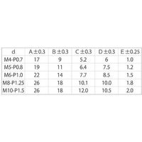 SUNCO ステン T形 溶接ナット 2B形 M4 (700本入) N0-02-U484-0040-0000-00 1箱(700本)（直送品）