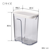 小久保工業所 冷水筒 ウォーターピッチャー 1L ホワイト KKー681 1個