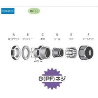 日本エイ・ヴィー・シー G(PF)ネジケーブルグランド(A型) FGA88ー77B 1個入 1個（直送品）