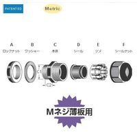 日本エイ・ヴィー・シー Mネジケーブルグランド(A型/短足) MG16ALー11BーST 1個入 1個（直送品）