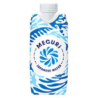 伊藤園 MEGURi(メグリ) 330ml 紙パック キャップ付き 水 ミネラルウォーター 1箱（12本入）