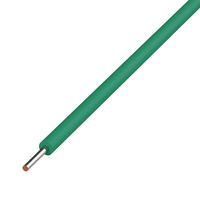 協和ハーモネット 耐熱ビニル電線 緑 H-PVC 0.5mm 10m<GR> 1袋（直送品）
