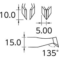 Ideal-Tek ideal-tek(R)カッティングピンセット ID-15AGWDR ID-15AGW.C.DR 1本（直送品）