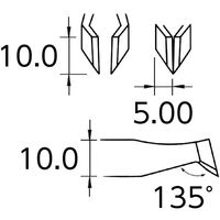 Ideal-Tek ideal-tek(R)カッティングピンセット ID-15AGW.C 1本（直送品）