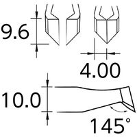 Ideal-Tek ideal-tek(R)カッティングピンセット 15AGWM.C.D.0 ID-15AGWM.C.D 1本（直送品）
