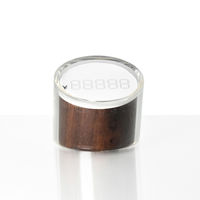 URiSAPO プライス立て(クルミ) 丸型 小[1セット 5個入] K-10066 1セット(5個入)（直送品）