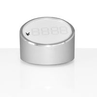 URiSAPO プライス立て (アルミ) 丸型 小[1セット 5個入] K-10067 1セット(5個入)（直送品）