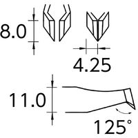 Ideal-Tek ideal-tek(R)カッティングピンセット ID-15AFW.C 1本（直送品）