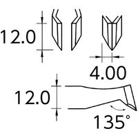 Ideal-Tek ideal-tek(R)カッティングピンセット ID-15AP.C 1本（直送品）