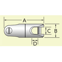 ミノル工業 よりもどし(電設用スイベル)2.3kN MC70000 1個（直送品）