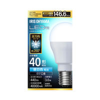 アイリスオーヤマ LED電球 E17 全方向 40形相当 昼白色 LDA3N-G-E17/W-4T9 1個
