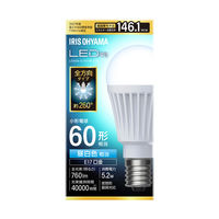 アイリスオーヤマ LED電球 E17 全方向 60形相当 昼白色 LDA5N-G-E17/W-6T9 1個