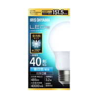 アイリスオーヤマ LED電球 E26 全方向 40形相当 昼白色 LDA3N-G/W-4T9 1個