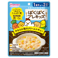 （1才後半頃から2才頃）　WAKODO　和光堂　ぱくぱくプレキッズ　やわらか鶏のクリームシチュー 1セット（1袋×4）