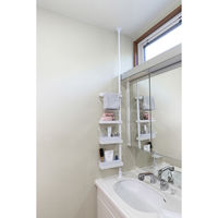 積水樹脂 セキスイ つっぱり式スリムラック TSR-SW 1セット(1個×4)（直送品）