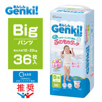あんしんGenki！パンツ BIG（12～22kg）1パック（36枚入）ふわもちタッチ 男女共用 アイリスオーヤマ