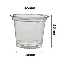 トーシン クリアカップ PET 1oz 約30ml 1袋（100個入）