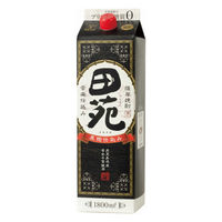 田苑 芋 黒ラベル 25度 1.8L パック 1セット（1本×6） 芋焼酎 田苑酒造