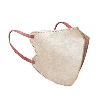 伊藤忠リーテイルリンク Eーlineマスク ベージュ×オレンジ 1箱（30枚入）