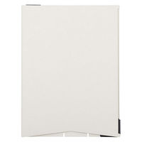 ナカバヤシ マグネットクリップボード カドップ スタンドタイプ A4 フェザーホワイト QBーSTKA4ーW 1セット（1冊×20）