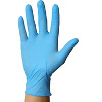 オカモト ニトリル手袋（検査検診用）ソフトタッチニトリルハンドエックス S OM-383 1箱（100枚入）