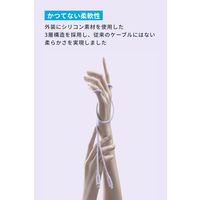 Anker USB Type-Cケーブル 1.8m 240W 絡まないシリコン PowerLine III ライトパープル 1本