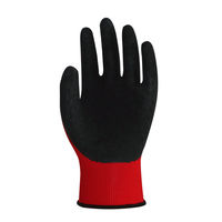 ベストグリップ 背抜き手袋 天然ゴム薄手 L LA304 1セット（5双）