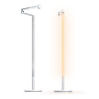 Dyson LEDフロアライト SolarcycleMorphTM 調光調色 人感センサー ホワイト/シルバー CF06WS 1台
