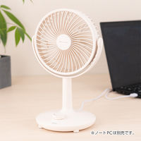 ナカバヤシ USB扇風機 卓上型 アイボリー USF-21IV 1個