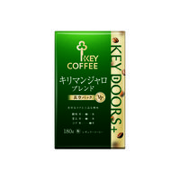 【コーヒー粉】キーコーヒー KEY DOORS+ キリマンジャロブレンド VP 1セット（180g×12袋）