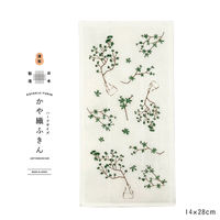 ハーフサイズ かや織りふきん ドウダンツツジ 1枚 藤栄