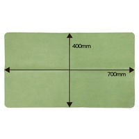 今村紙工 不織布吸水バスマット ノンスリップ加工 グリーンDBM-G 1袋（20枚入）