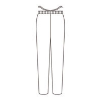 【再検品商品】住商モンブラン メンズパンツ ネイビー LL 72-1268 1枚　白衣（わけあり品）