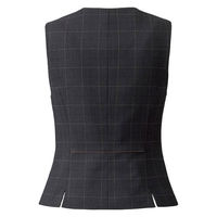 【再検品商品】ボンマックス BONOFFICE ベスト グレイ×ピンク 17号 AV1285-32-17（わけあり品）