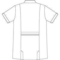 【再検品商品】住商モンブラン ジャケット メンズ 半袖 ホワイト×ネイビー PP202-19_M（わけあり品）