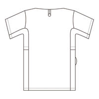 【再検品商品】住商モンブラン 72ー722 コーラルレッド/ワイン SS 1枚　スクラブ（わけあり品）