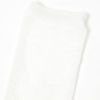 レディース ロングシアールーズソックス ホワイト 23～25cm LAKOLE/ラコレ