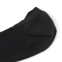 メンズ カラーカバーソックス ブラック 25～27cm LAKOLE/ラコレ