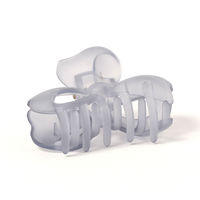 リボンくもりバンスクリップ ブルー LAKOLE/ラコレ