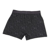 メンズ ニュアンスプリントボクサーパンツ L ブラック LAKOLE/ラコレ