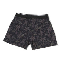 メンズ パームツリーボクサーパンツ S ブラック LAKOLE/ラコレ