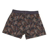 メンズ リーフ柄プリントボクサーパンツ M ブラック LAKOLE/ラコレ