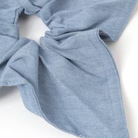 スクエアビッグツイルシュシュ ブルー LAKOLE/ラコレ