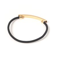 ストレートメタルヘアゴム2 ゴールド LAKOLE/ラコレ