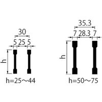 カネソウ スチール製グレーチング プレーンタイプ かさあげ型 JIS型側溝用 HSJ-4144A 1枚 343-2160（直送品）